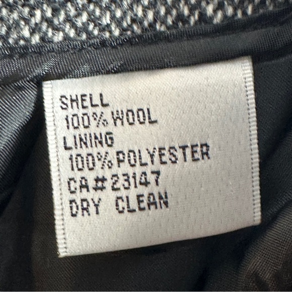 Talbots Petite size 8 pants,‎ 100% wool/polyester lining, gray - Picture 6 of 9